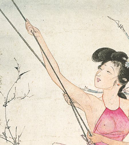 丽水-胡也佛的仕女画和最知名的金瓶梅秘戏图
